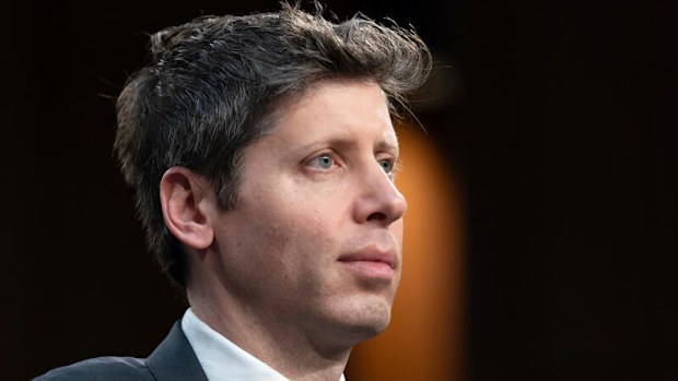 Sam Altman, Co-Founder and Chief Executive Officer, OpenAI, testifies before a Senate Committee on Commerce, Science, and Transportation hearing on Capitol Hill in Washington