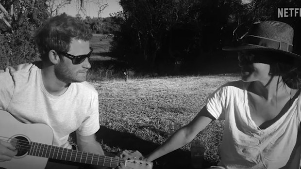 Still images from Prince Harry and Meghan Markle's Netflix documentary first trailer