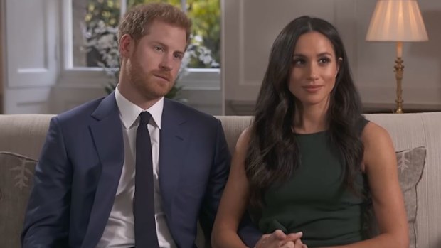Prince Harry and Meghan Markle's engagement interview with Mishal Husain in November 2017.