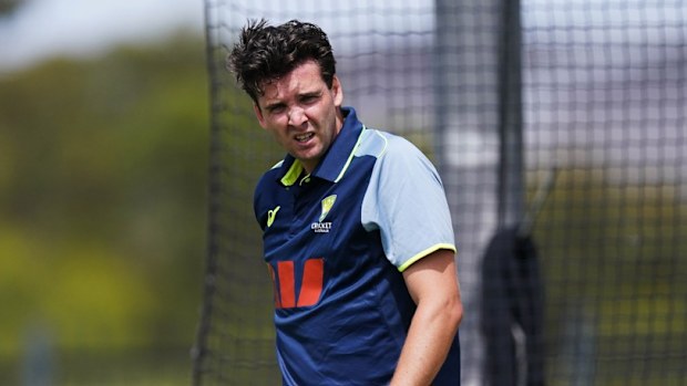 Jhye Richardson antrenmanlarda.