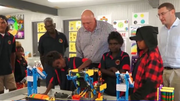 Peter Dutton school visit