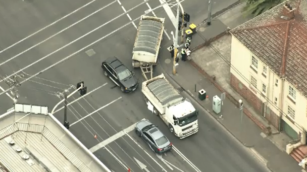 The truck driver is now assisting police with their enquiries.