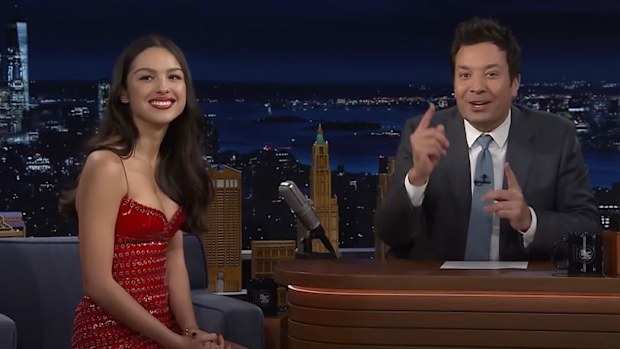 Olivia Rodrigo, Jimmy Fallon 