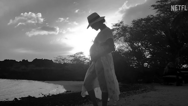 Still images from Prince Harry and Meghan Markle's Netflix documentary first trailer