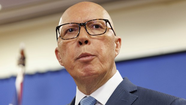 13th December 2024 Opposition Leader Peter Dutton speaking to media in Brisbane. photo: Glenn Hunt / The Sydney Morning Herald