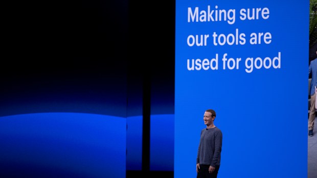 Facebook CEO Mark Zuckerberg delivered the keynote speech during Facebook Developer Conference F8 2019 at the McEnery Convention Center in San Jose, California.