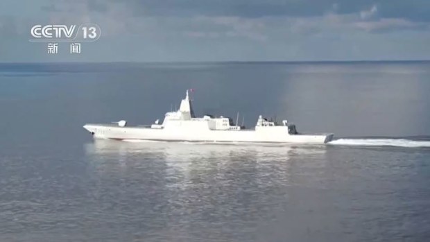 Chinese warships in the Tasman Sea