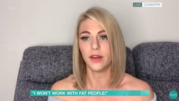 Personal trainer slammed for claiming she 'won't work with fat people'