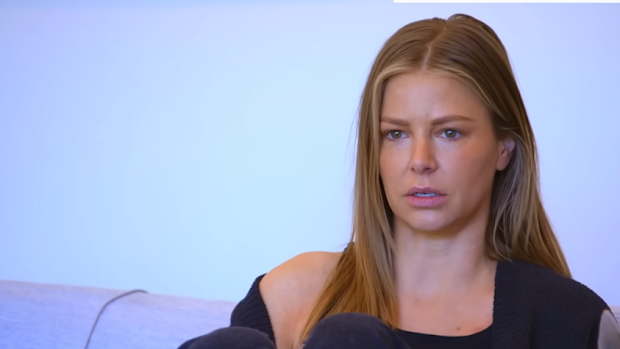 Ariana Madix during a tense fight with Tom Sandoval in the sneak-peek trailer for Vanderpump Rules.