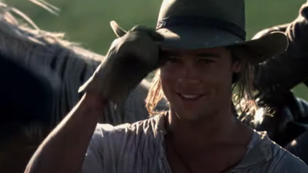 Brad Pitt in Legends of the Fall.
