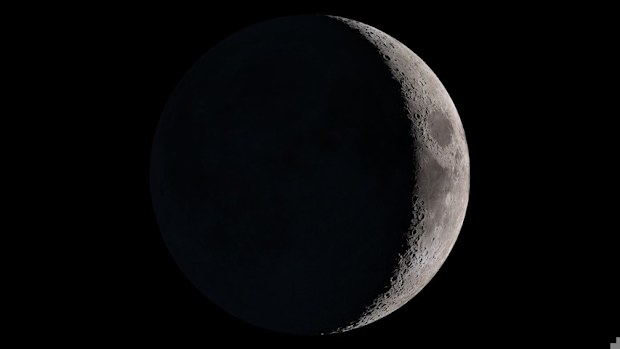 Waxing crescent moon