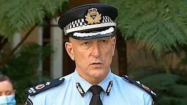 Deputy Police Commissioner Steve Gollschewski called for all those thinking about protesting the state's orders to "Go Home" and to "put the interests of your community's safety ahead of your own views." 