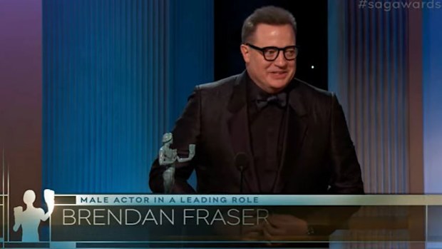 Brendan Fraser, Screen Actors Guild Awards 2023