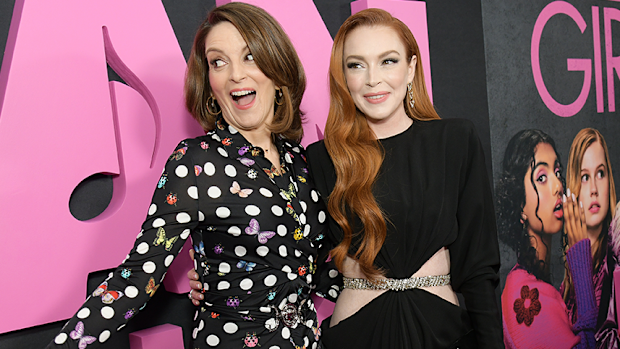 Lindsay Lohan and Tina Fey