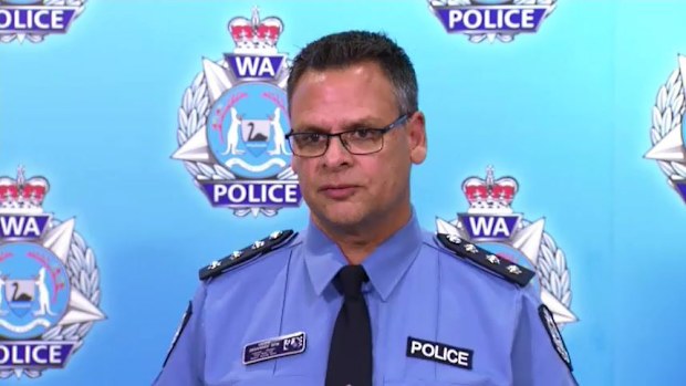 WA Poliec inspector Geoff Desanges told media the reasoning behind the discharge of the officer's weapon is now subject to an investigation.