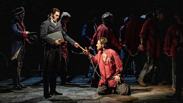 Josh Piterman as Jean Valjean in Les Misérables 