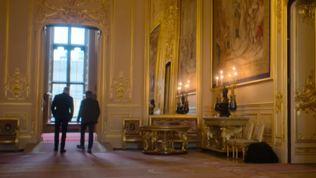 Eugene Levy and Prince William on The Reluctant Traveler