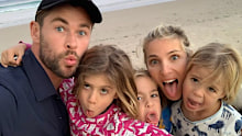 Chris Hemsworth and Elsa Pataky with kids - daughter India and twin boys Sasha and Tristan