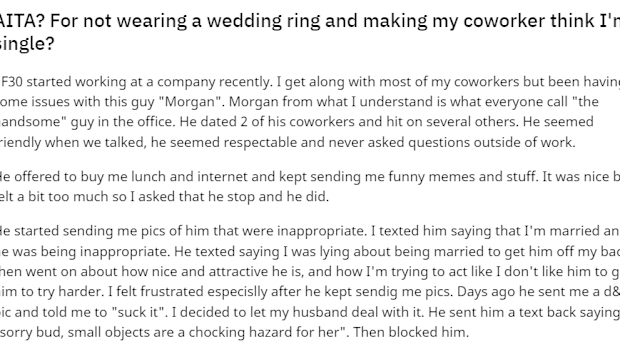 She has explained the fallout on Reddit.