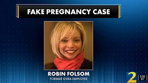 Robin Folsom fake pregnancy worker