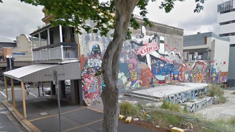 Lister ballerina covered by Betoota Advocate mural
