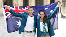 Hockey player Eddie Ockenden and Canoeist Jessica Fox.