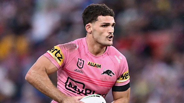 Nathan Cleary of the Penrith Panthers