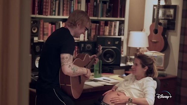 Ed Sheeran and pregnant wife Cherry Seaborn in first trailer for new docuseries The Sum of It All on Disney+  