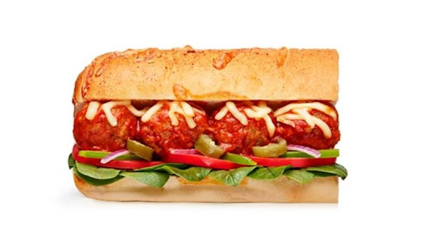 Subway meatball sub