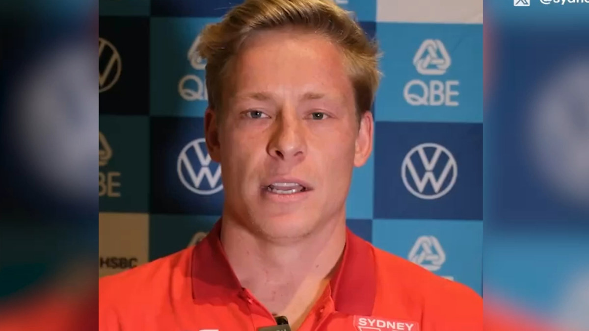 Heeney, Swans ribbed for bizarre video after ban