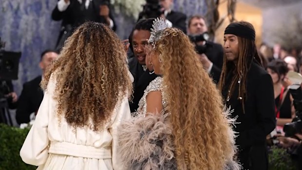 Blue Ivy ignores requests to take sunglasses off on the Met Gala red carpet Jay Z Beyonce 2026