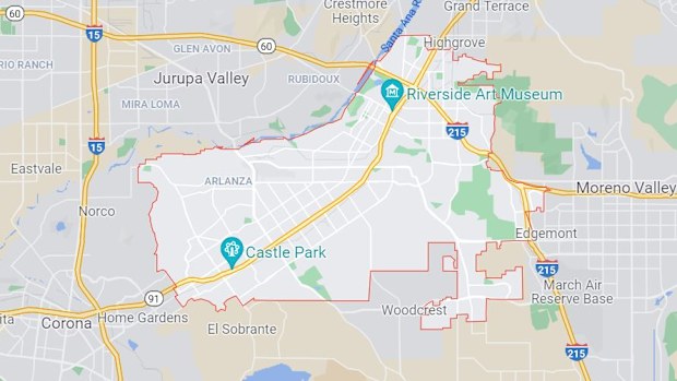 No arrests have been made since the body was discovered on Sunday in Riverside. 