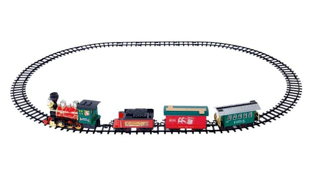Kmart Christmas Decor train set