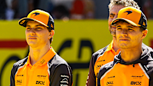Oscar Piastri and Lando Norris of McLaren.