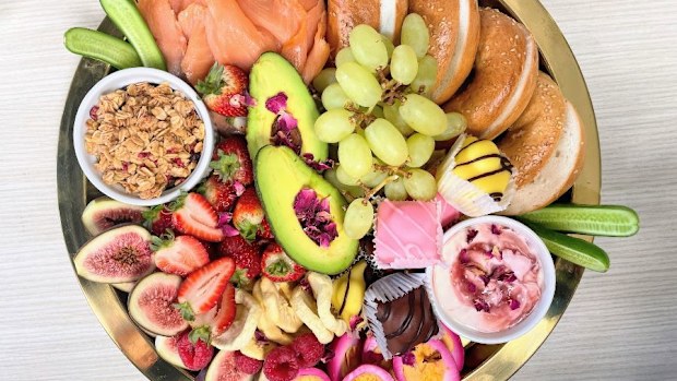 Mum's no-bake breakfast platter