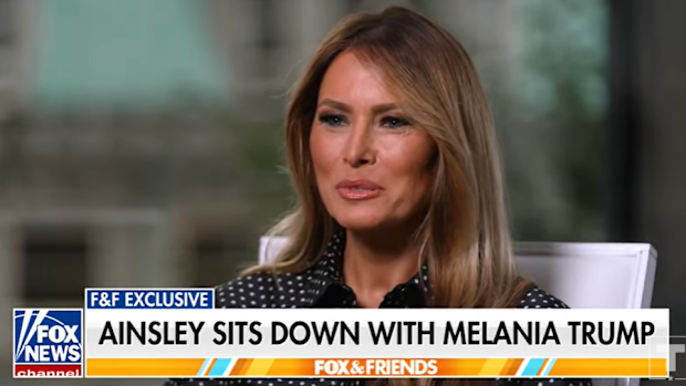 melania trump on Fox & Friends