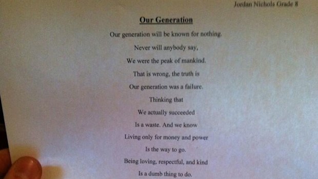 Excerpt of a viral reverse poem by Jordan Nichols (Twitter/@DerekNichols0)