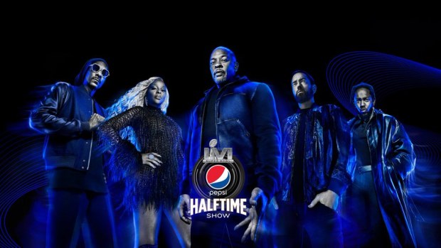 Dr. Dre, Mary J. Blige, Snoop Dogg, Eminem and Kendrick Lamar to headline at Superbowl Halftime show 2022.
