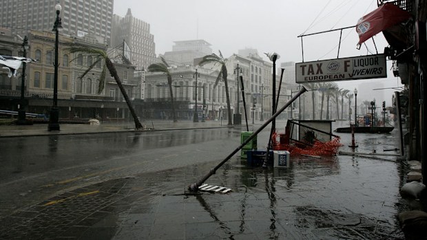 Hurricane Katrina hits New Orleans in 2005 (Mark Wilson/Getty Images)