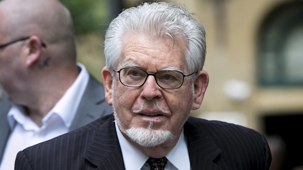 Rolf Harris arrives at Southwark Crown Court on June 16, 2014 (Getty)