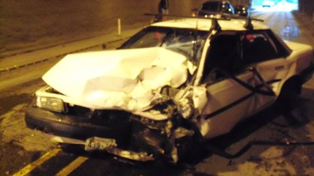 A teenage driver caused a three-car pile-up because he held his breath too long while driving (Oregon State Police)
