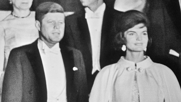 President John F. Kennedy and First Lady Jacqueline Kennedy at the Inaugural Ball in 1961 (CBS/Getty Images)