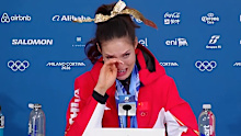 Eileen Gu's record-breaking gold in the halfpipe was met with tears as she revealed the heartbreaking loss of her grandmother.