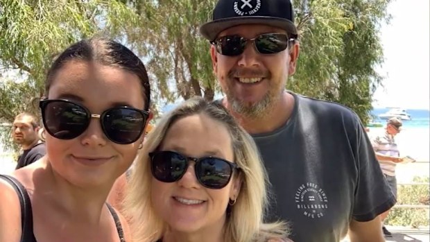 Abbey Sheriff with parents