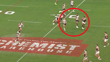 Billy Walters allegedly reacts to Spencer Leniu on field.