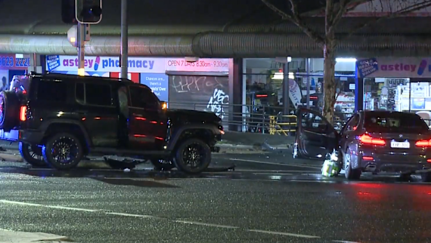 The teenage boy was taken to hospital under police guard.