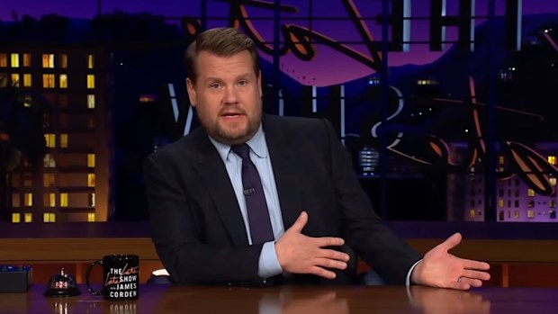 James Corden addresses Balthazar restaurant incident during Late Late Show opening monologue