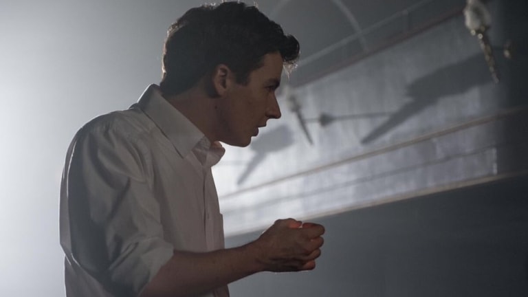 Scott Chambers as Ian McKellen in McKellen: Playing the Part.