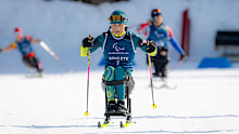 Lauren Parker seen during Biathlon.