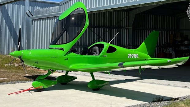 Pilot Gregory Vaughan, 72, his partner Kim Worner, 66, and their dog Molly left George Town Airport for central New South Wales about 12.45pm on Saturday.